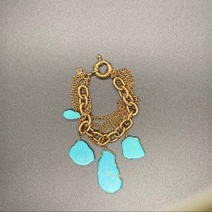 Banana Republic unique turquoise bracelet.